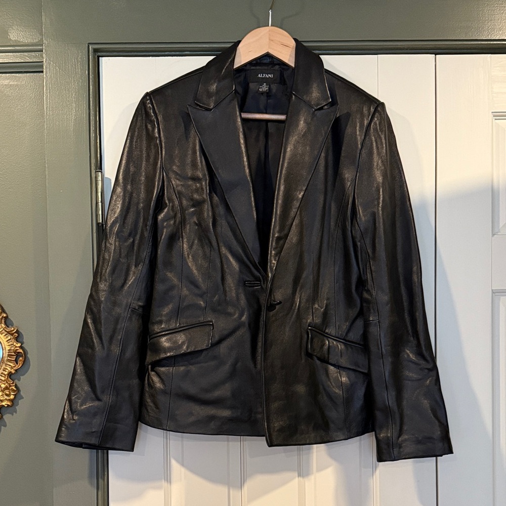 Alfani Sleek Black Women's Blazer
